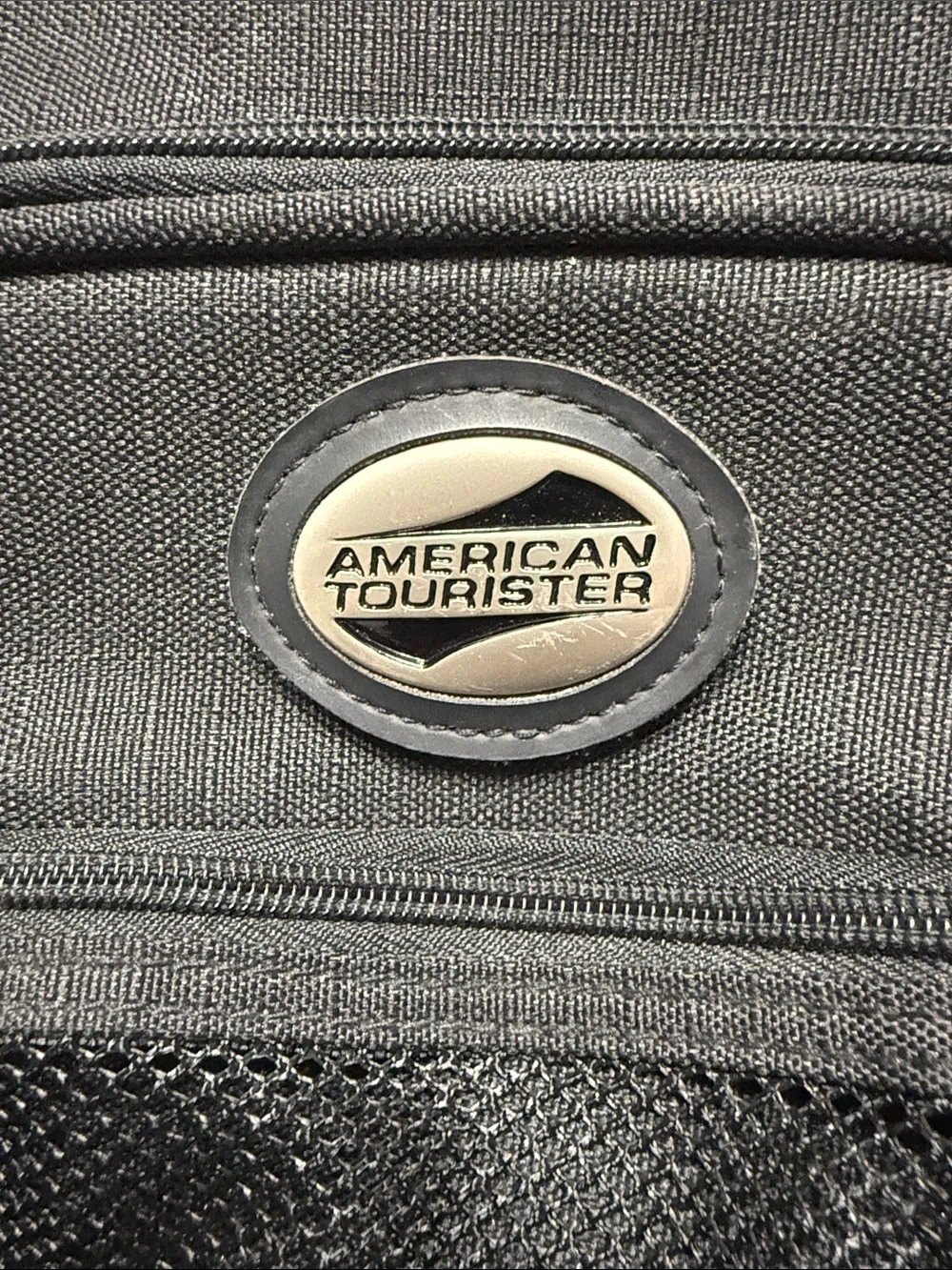 American Tourister Black Compact Laptop Bag with Crossbody Strap